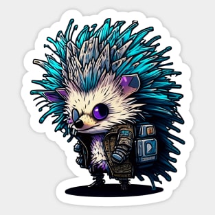 CYBERPUNK HEDGEHOG #10 Sticker